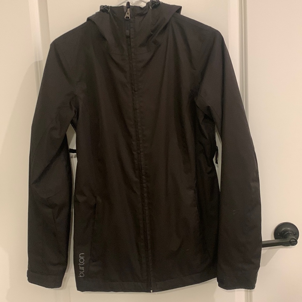 Burton women’s black snow shell rain jacket XS